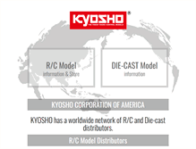 Tablet Screenshot of kyosho.com